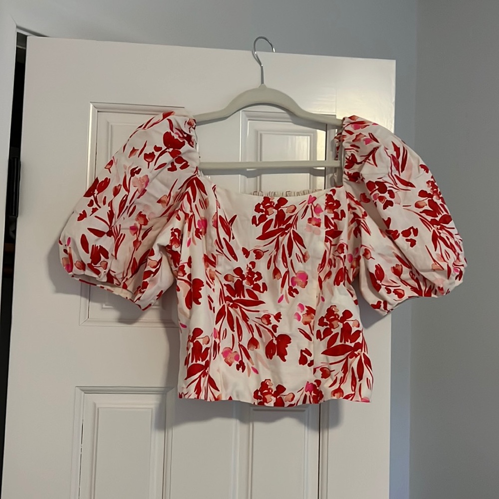 Floral Banana Republic Top. Size M